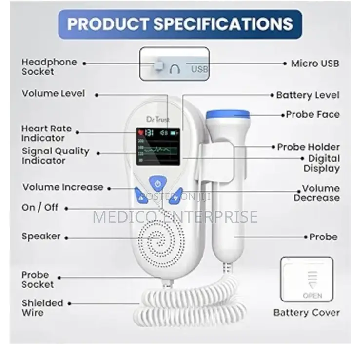 Fetal Doppler Heartbeat Sound Marchine