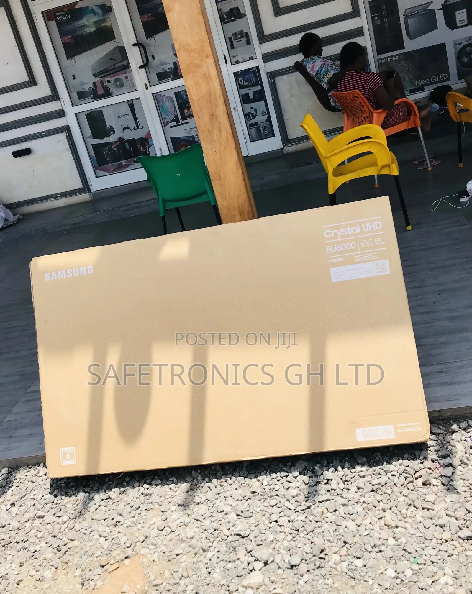 Samsung Black 55 Inches Glossy Led Electric Cu70 via Tv
