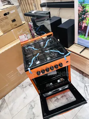 Available Now Orange Gas Cooker Oven 4burner 50/50