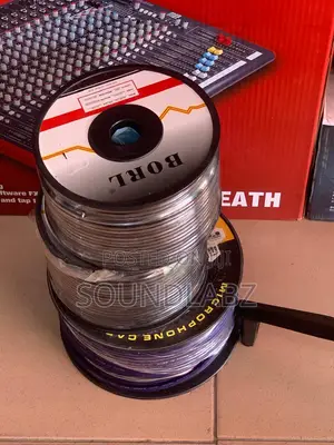 100M BORL Mono and Stereo Microphone Cable