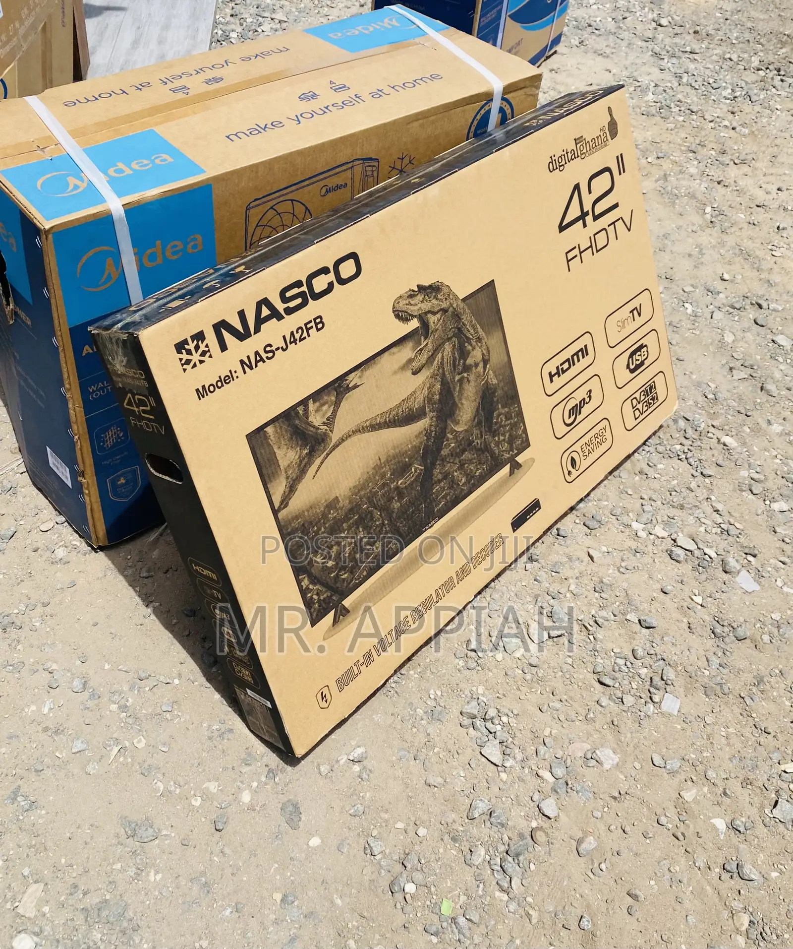 Long Lasting Nasco 42 Inch Digital Satellite Led Tv(Black).