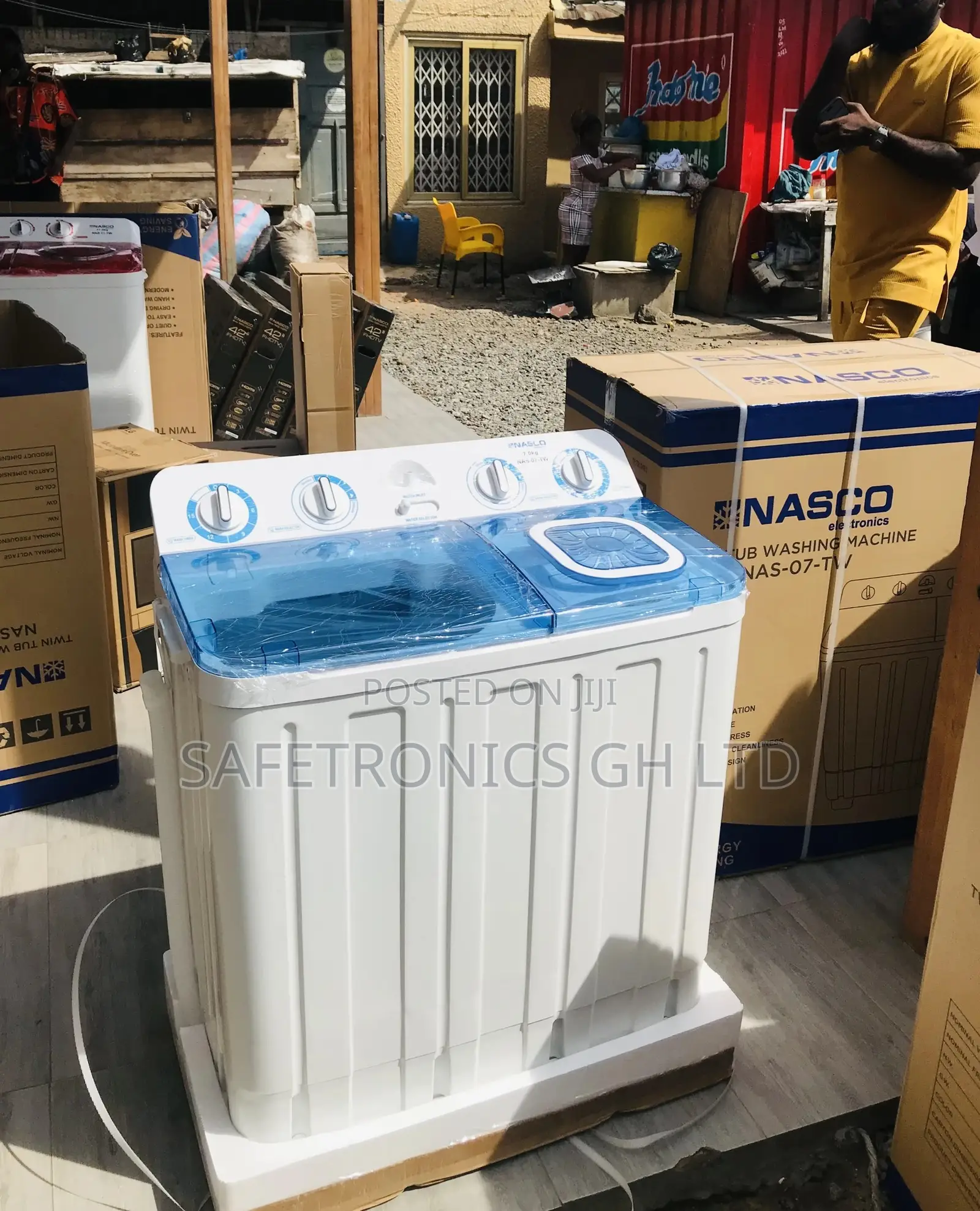 Semiautomatic Topload Nasco 7kg Twintub Washingmachine