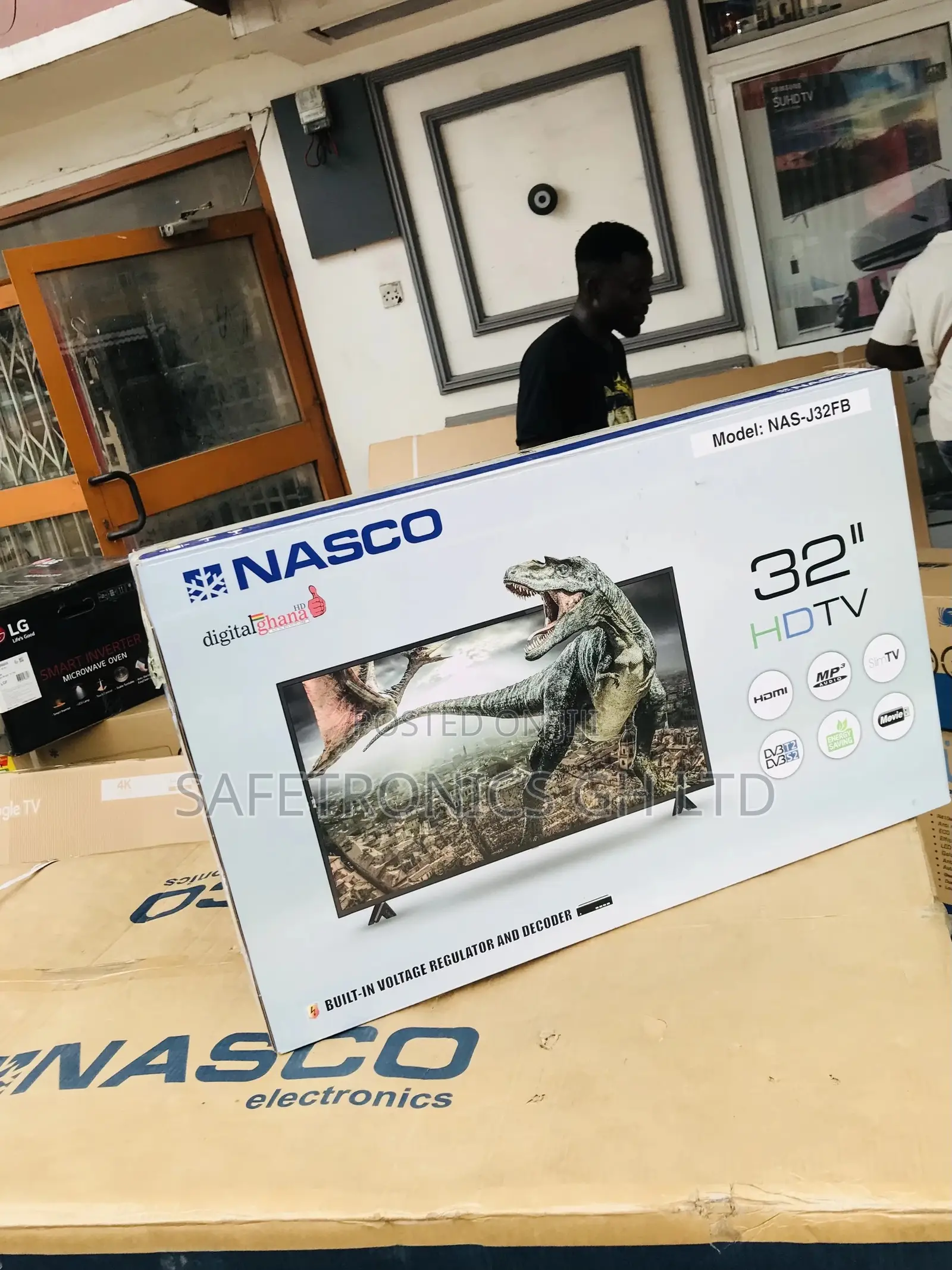 Digital Satellite 32 Inches Glossy Led Nasco Electric Tv