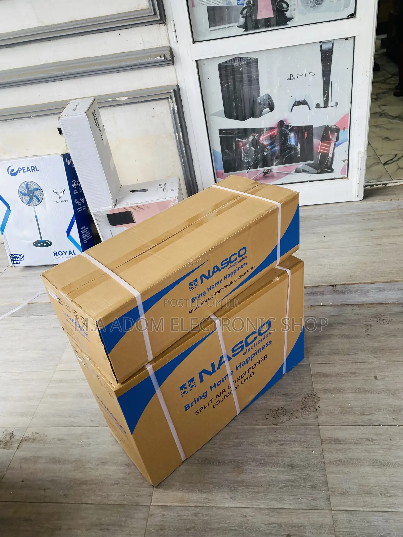 Fresh in Box Nasco 1.5hp Split Type Ac(White)R410 Gas.