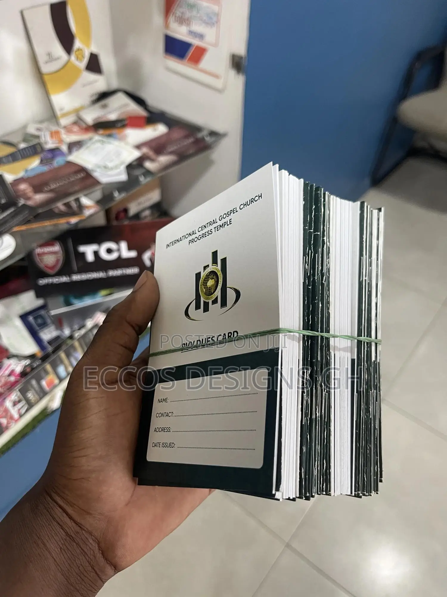 Susu and Dues Card