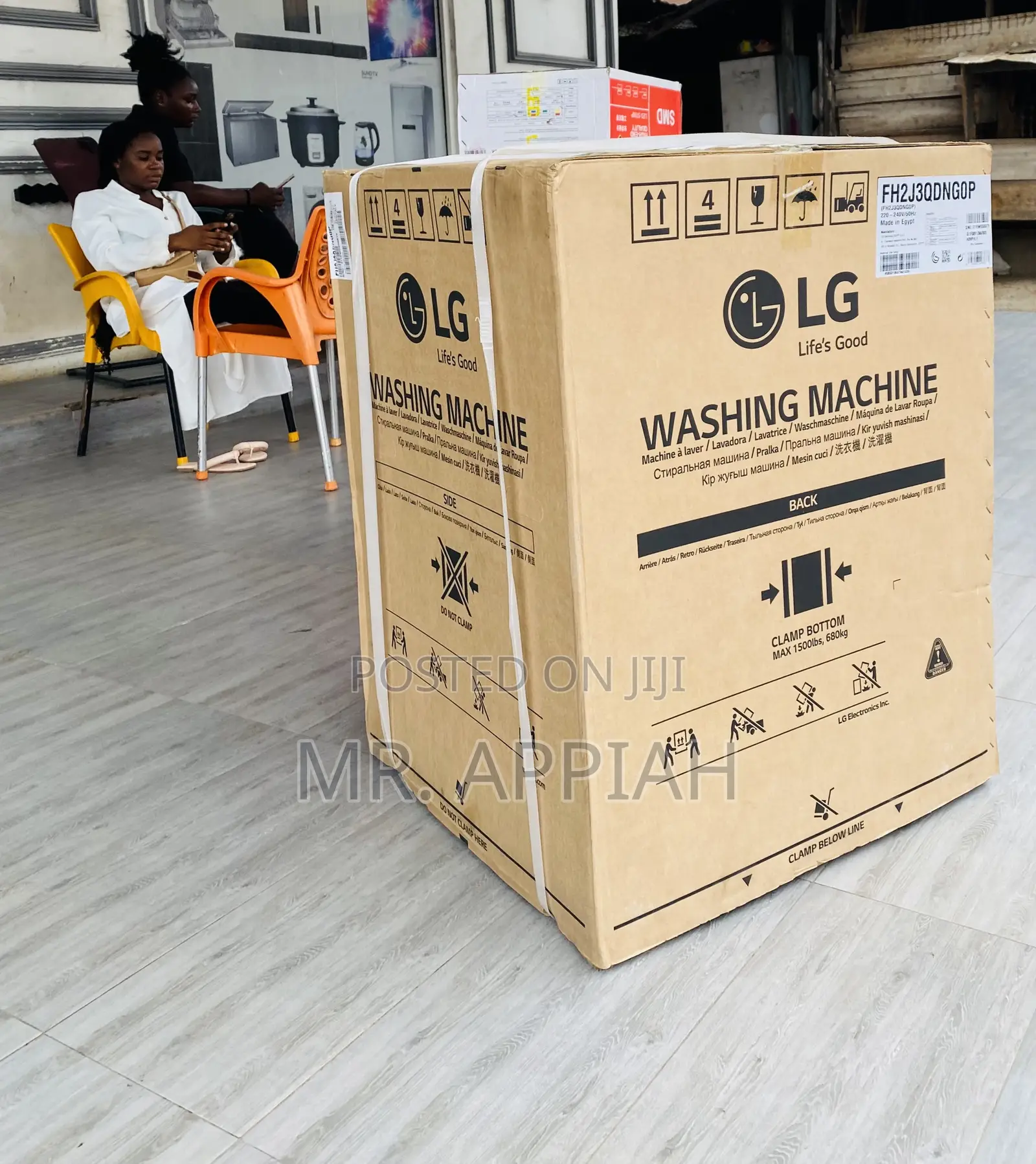 Brand New LG 7kg Front Load Washing Machine(White).