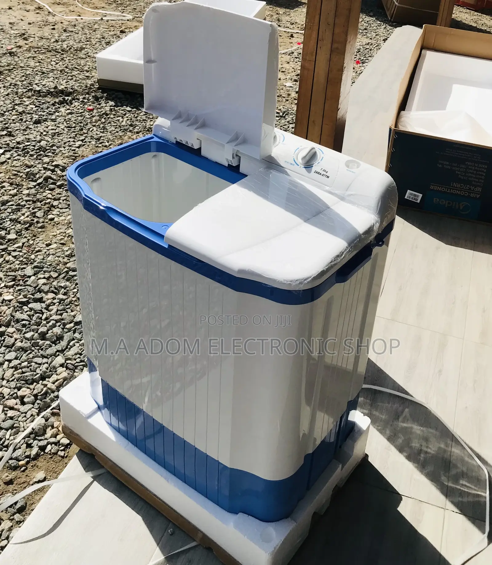 Authentic Zara 7kg Top Load Washing Machine With Spin Dry.