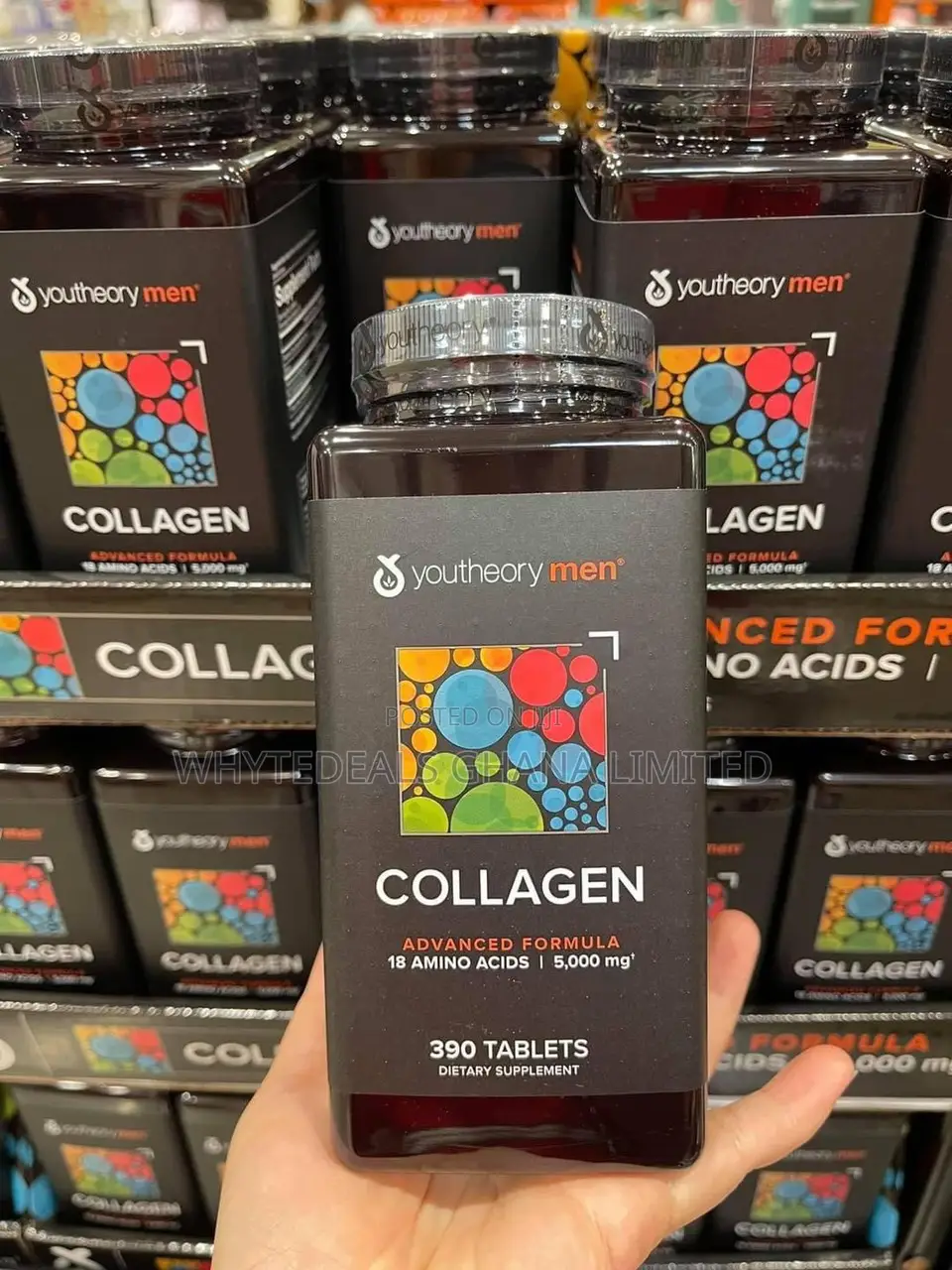 Mens Collagen For Glowing Skin, Joints, Hair, Youthful Looks
