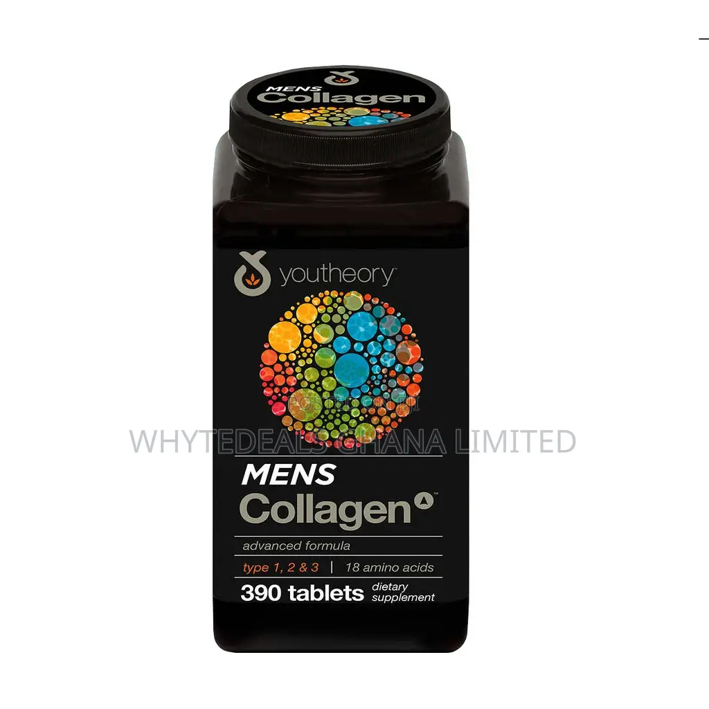 Mens Collagen For Glowing Skin, Joints, Hair, Youthful Looks