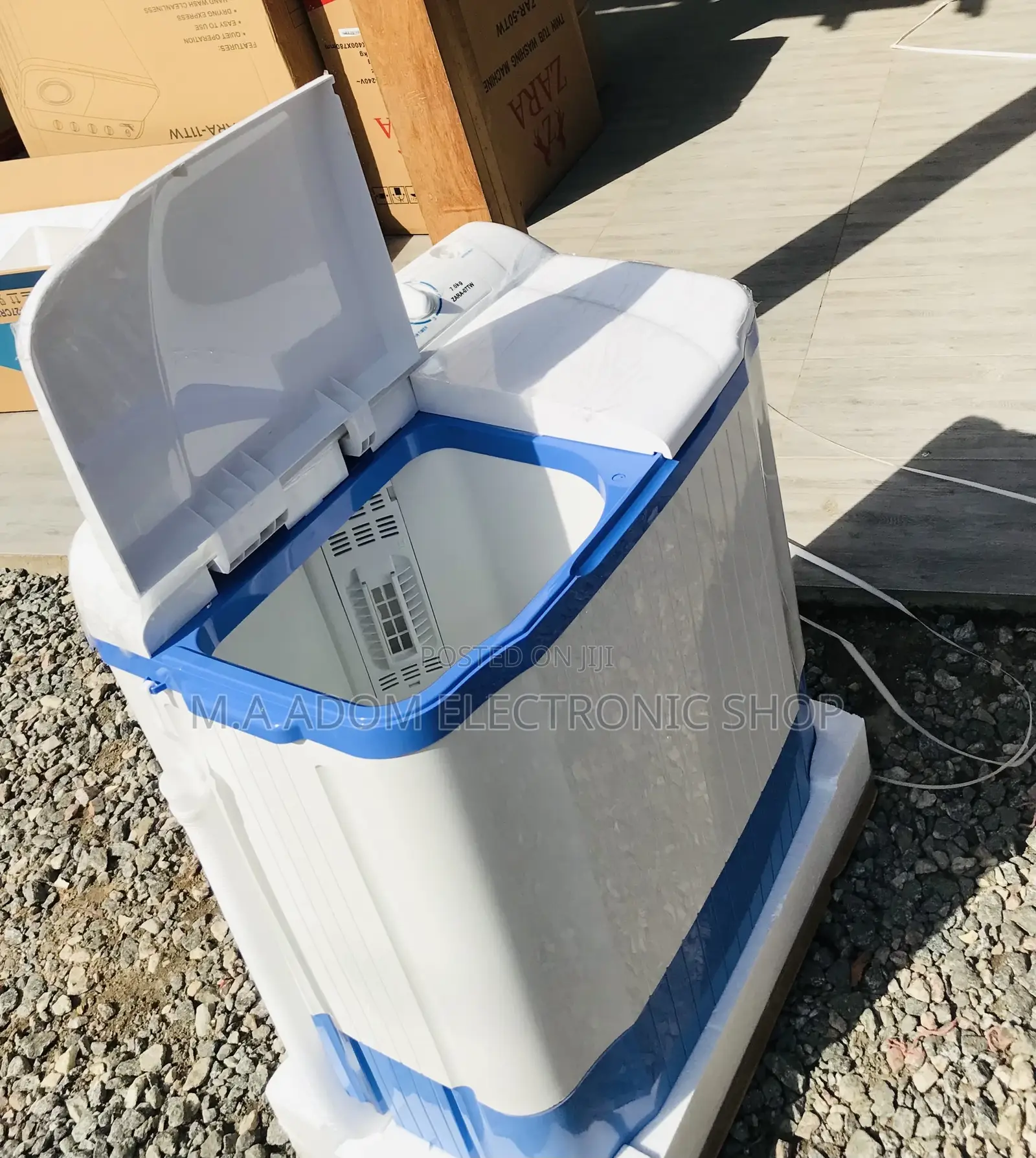 Durable Zara 7kg Top Load Washing Machine + Spin Dry.