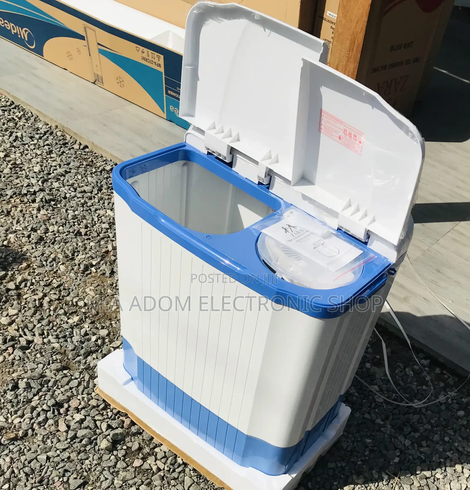 Energy Sufficient Zara 7kg Semi-Automatic Washing Machine.