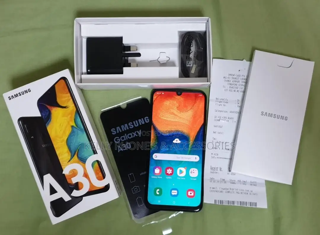 New Samsung Galaxy A30s 128 GB Black