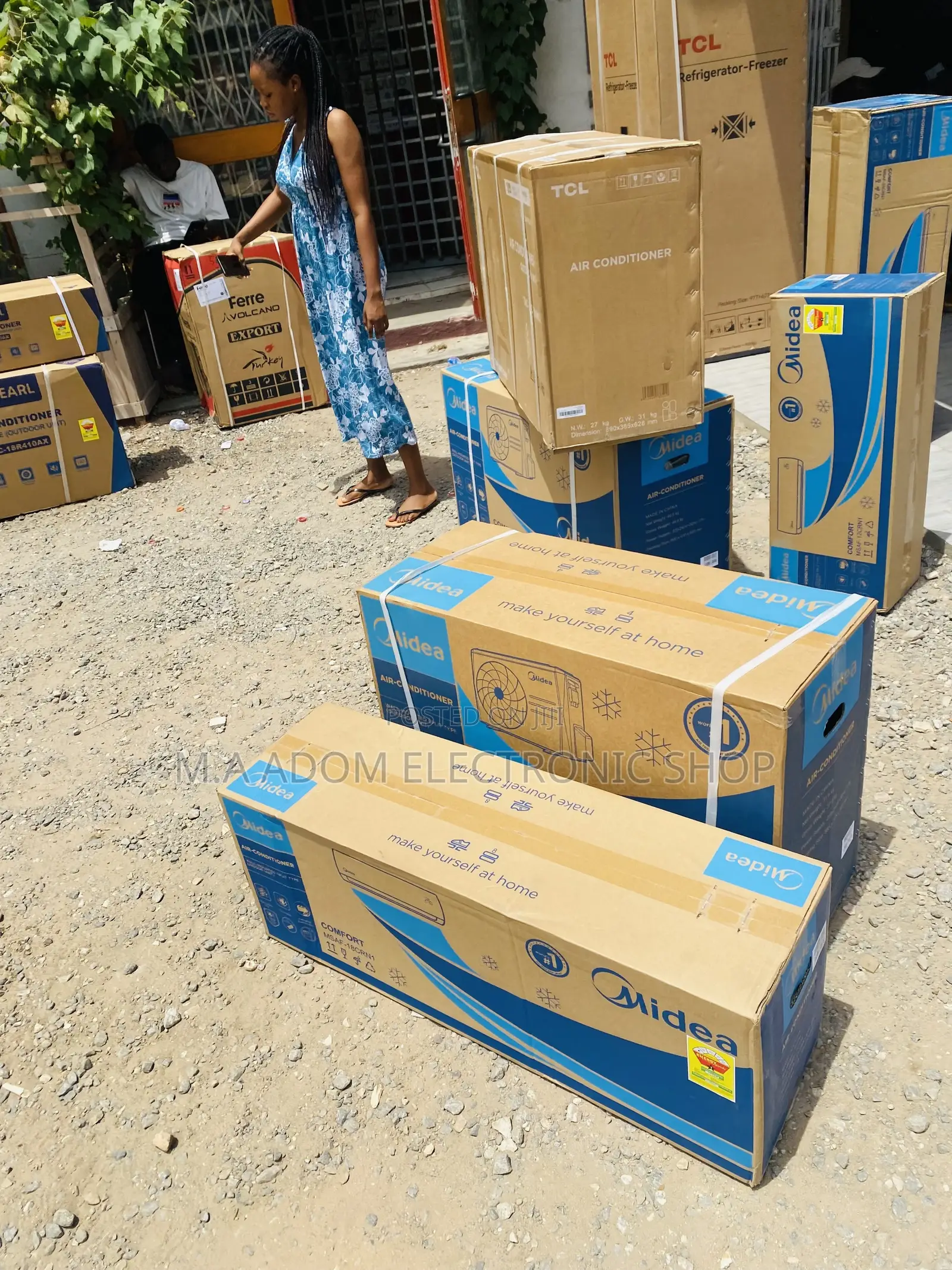 Sealed in Box Midea 1.5hp Split Type Air Conditioner(R410).