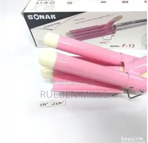 Sonar F-13 3 Barrels Hair Waver Curling Iron Tonging Machine