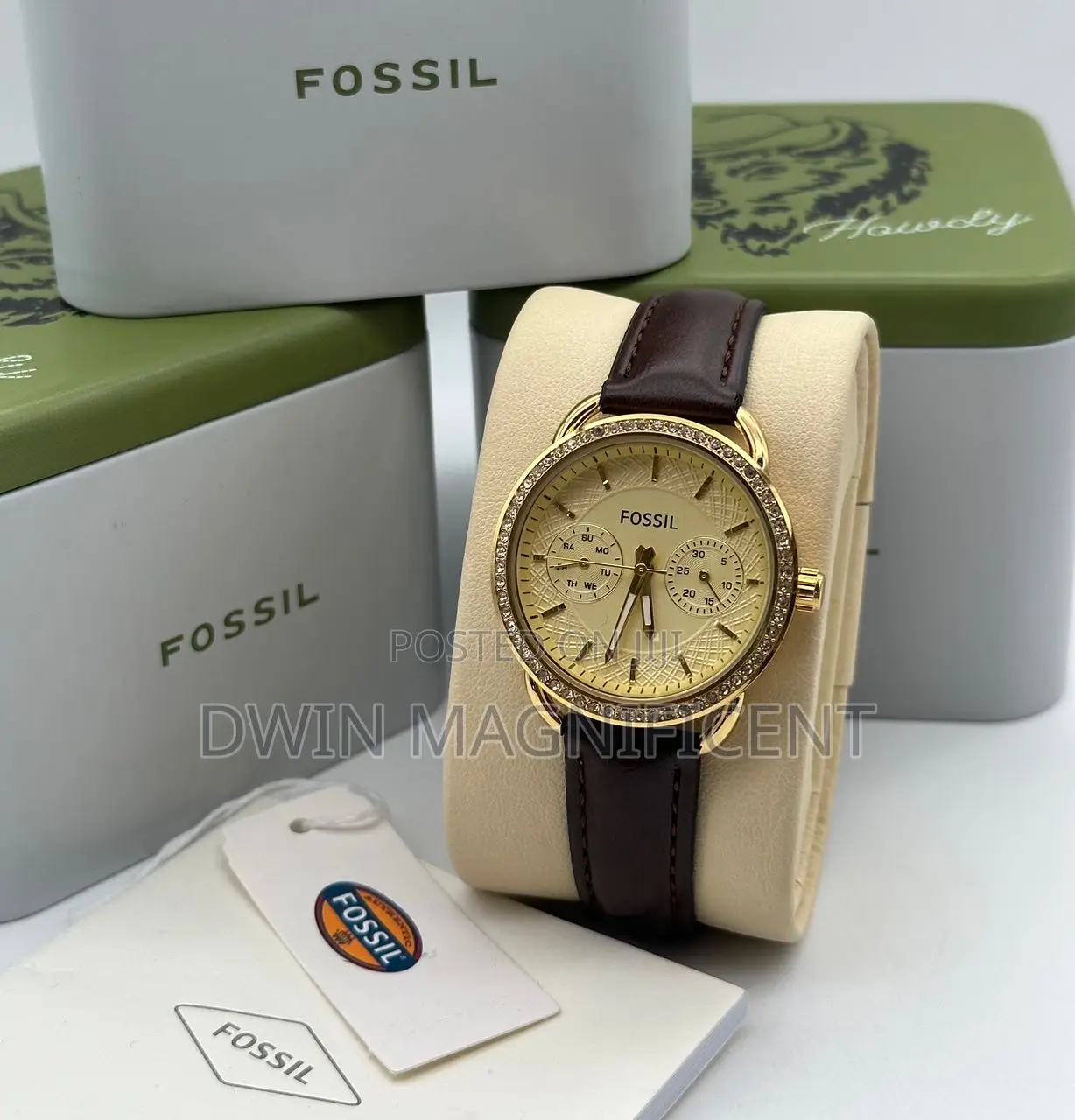 Your Perfect Timepiece: Brown Leather Ladies' Fossil Watches