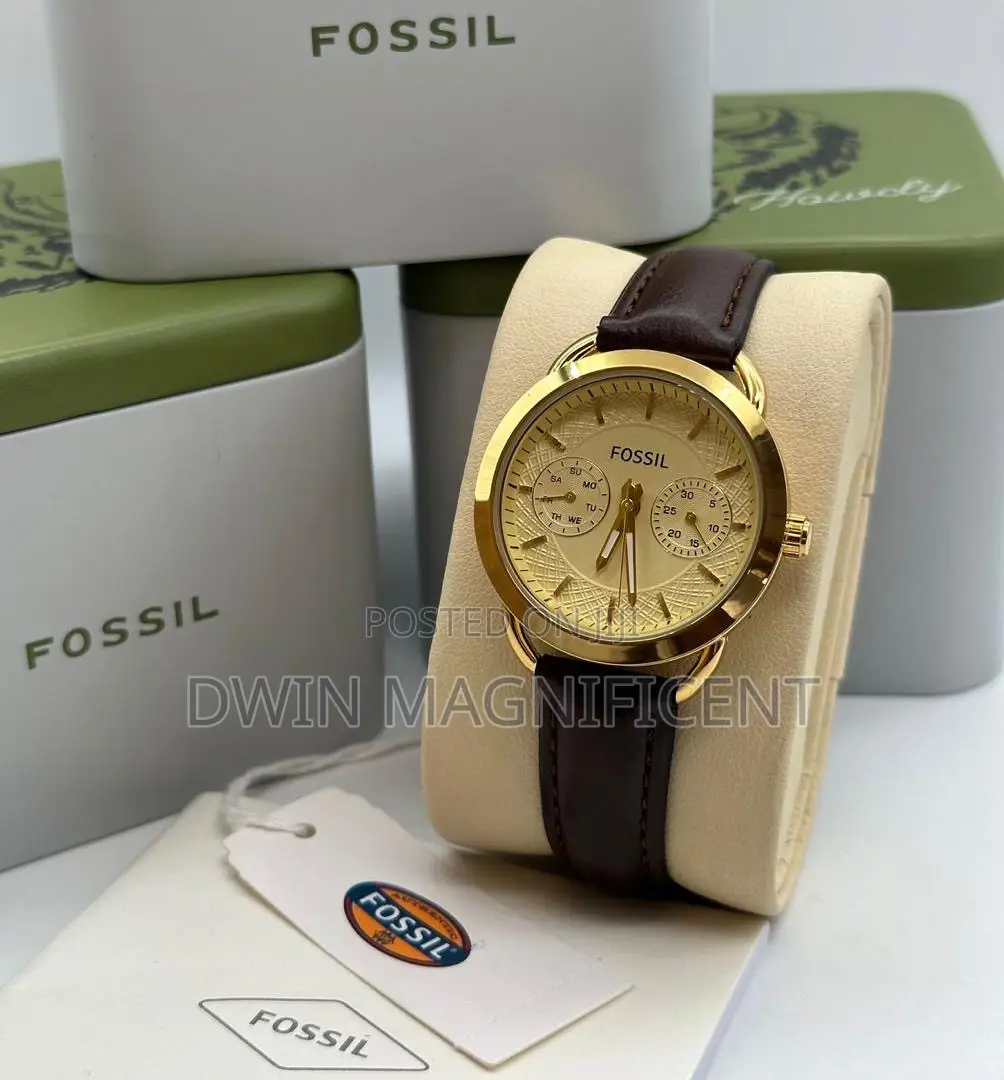 Your Perfect Timepiece: Brown Leather Ladies' Fossil Watches