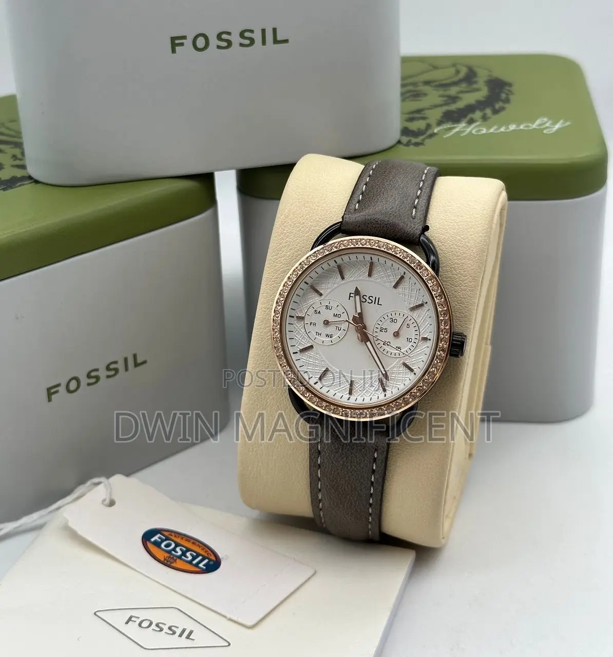 Your Perfect Timepiece: Brown Leather Ladies' Fossil Watches