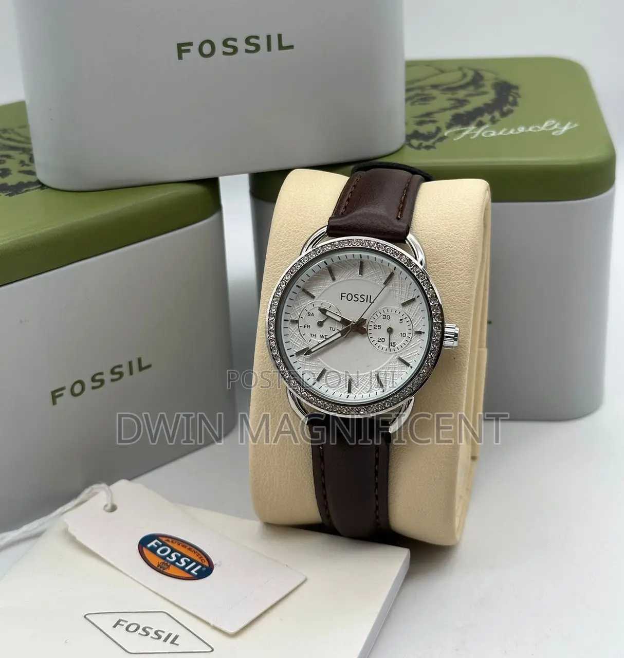 Your Perfect Timepiece: Brown Leather Ladies' Fossil Watches