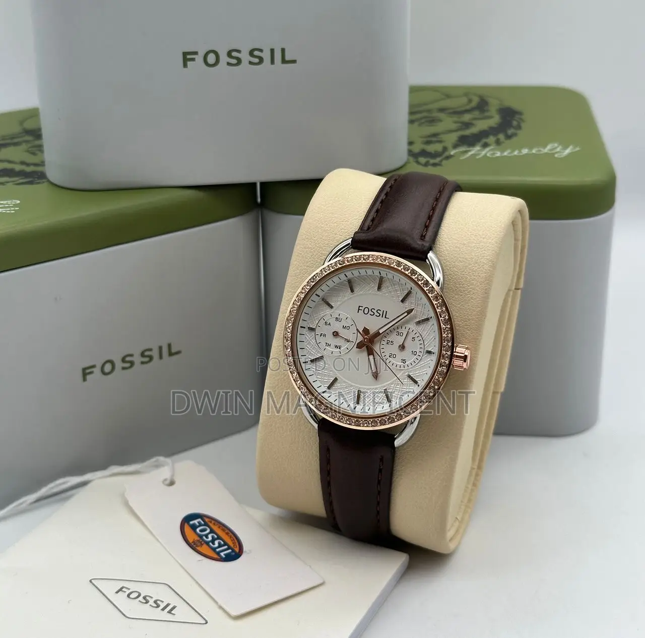 Your Perfect Timepiece: Brown Leather Ladies' Fossil Watches