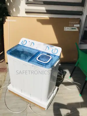 Semiautomatic Topload Nasco White/Blue Washingmachine