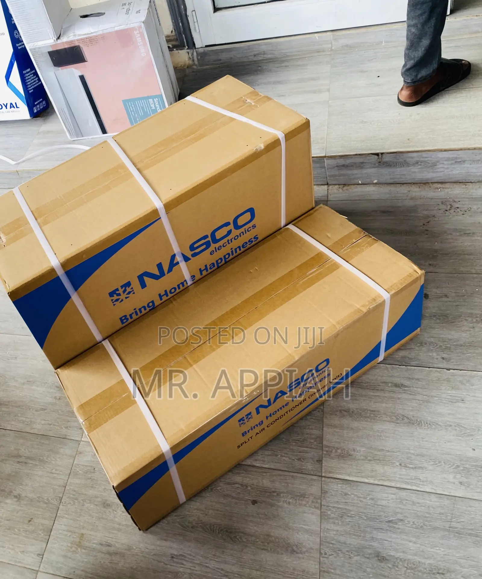 Super Cooling Split Type Nasco 1.5hp Air Conditioner(White)