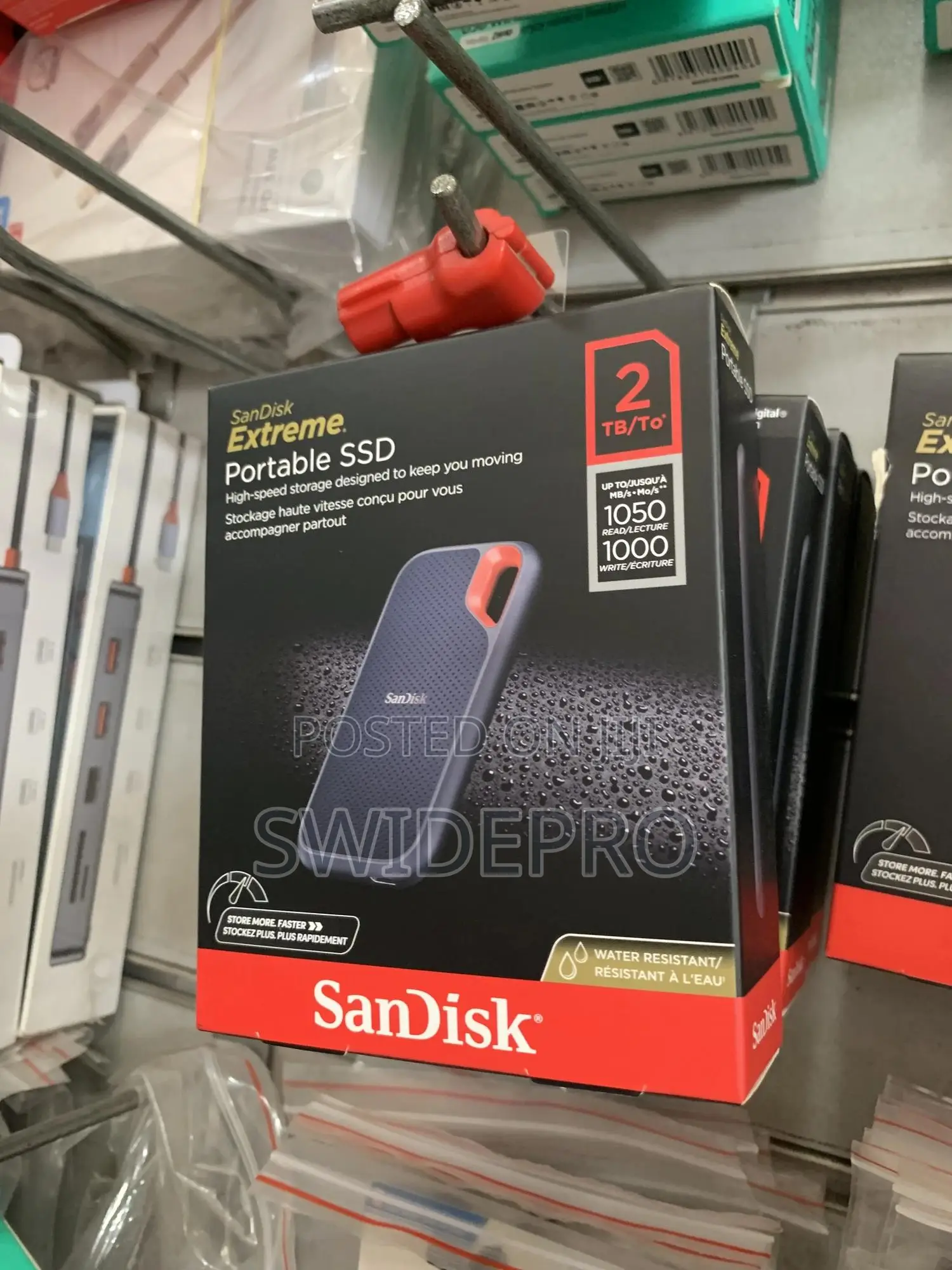 2tb Sandisk Extreme Portable SSD 1050 Mb/S External Ssddrive
