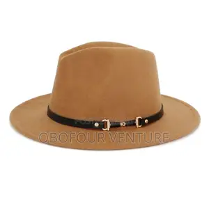 Angel! Brown Fedora Hat  for Every Season and All Occasions. CVVCNZK