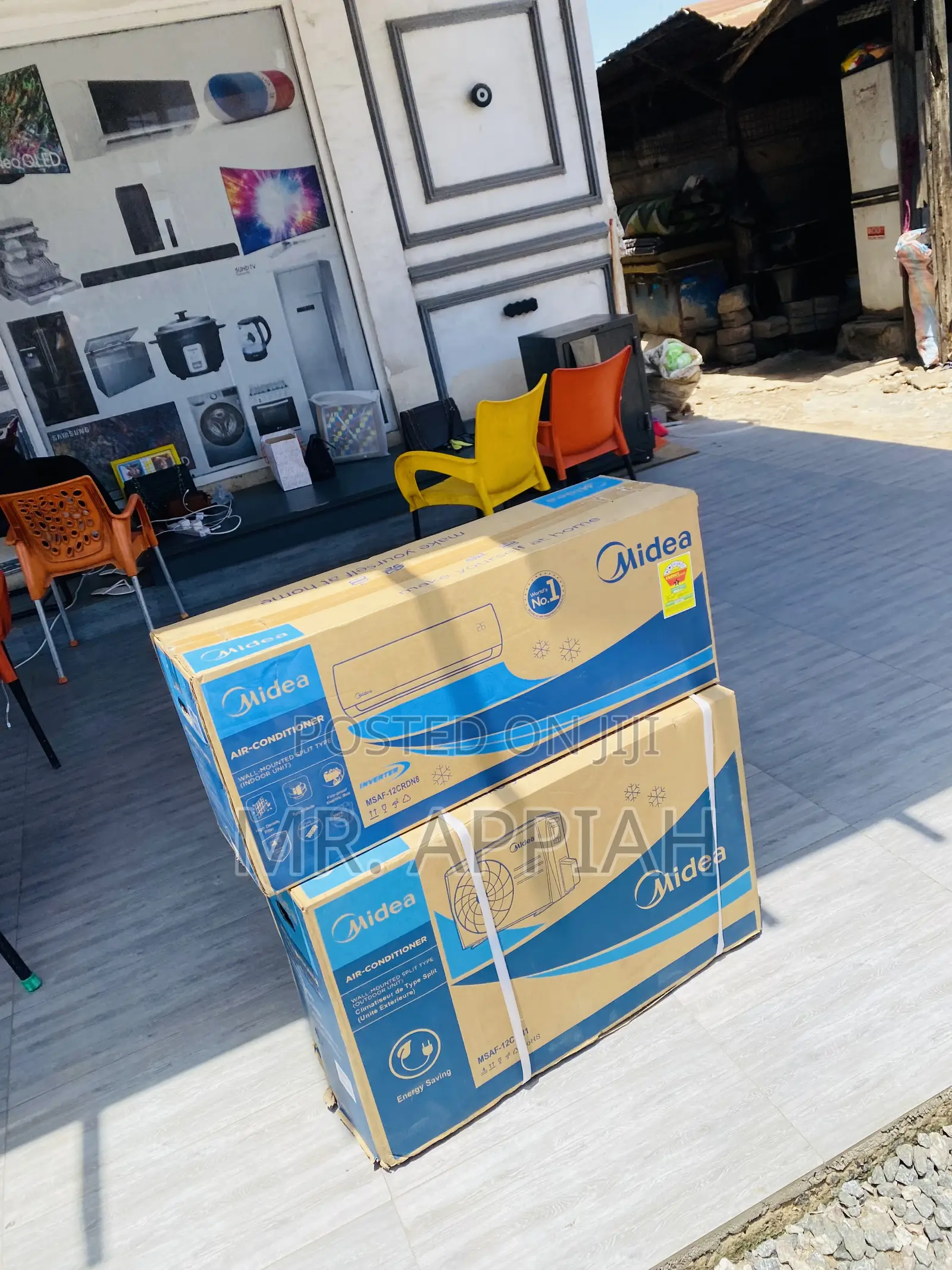 Authentic Split Type Midea 2.0hp Air Conditioner(White).