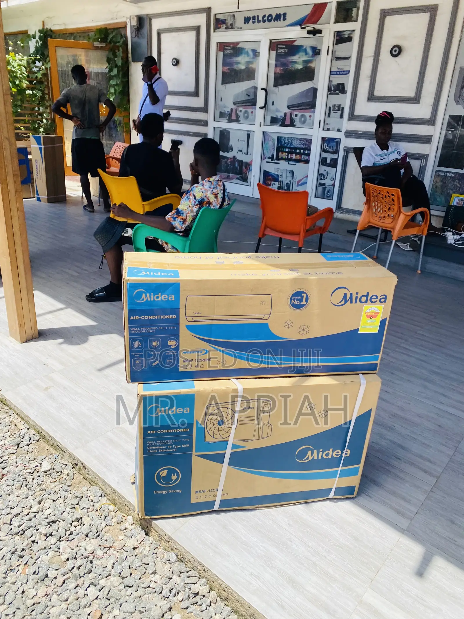 Split Type Midea 2.0hp Air Conditioner(White)R410.