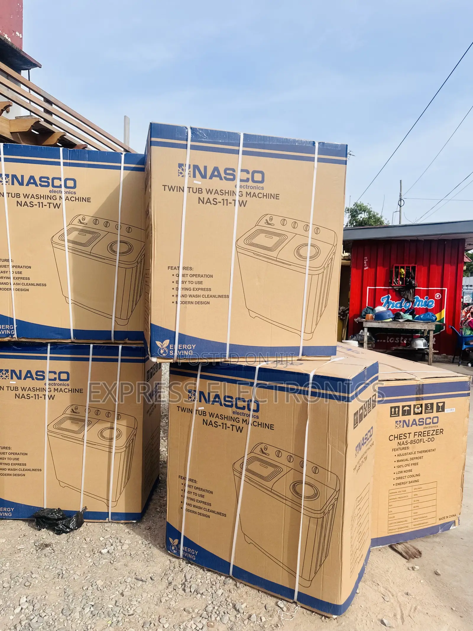 11jg Topload Twintub Nasco Sleek White Nasco WM