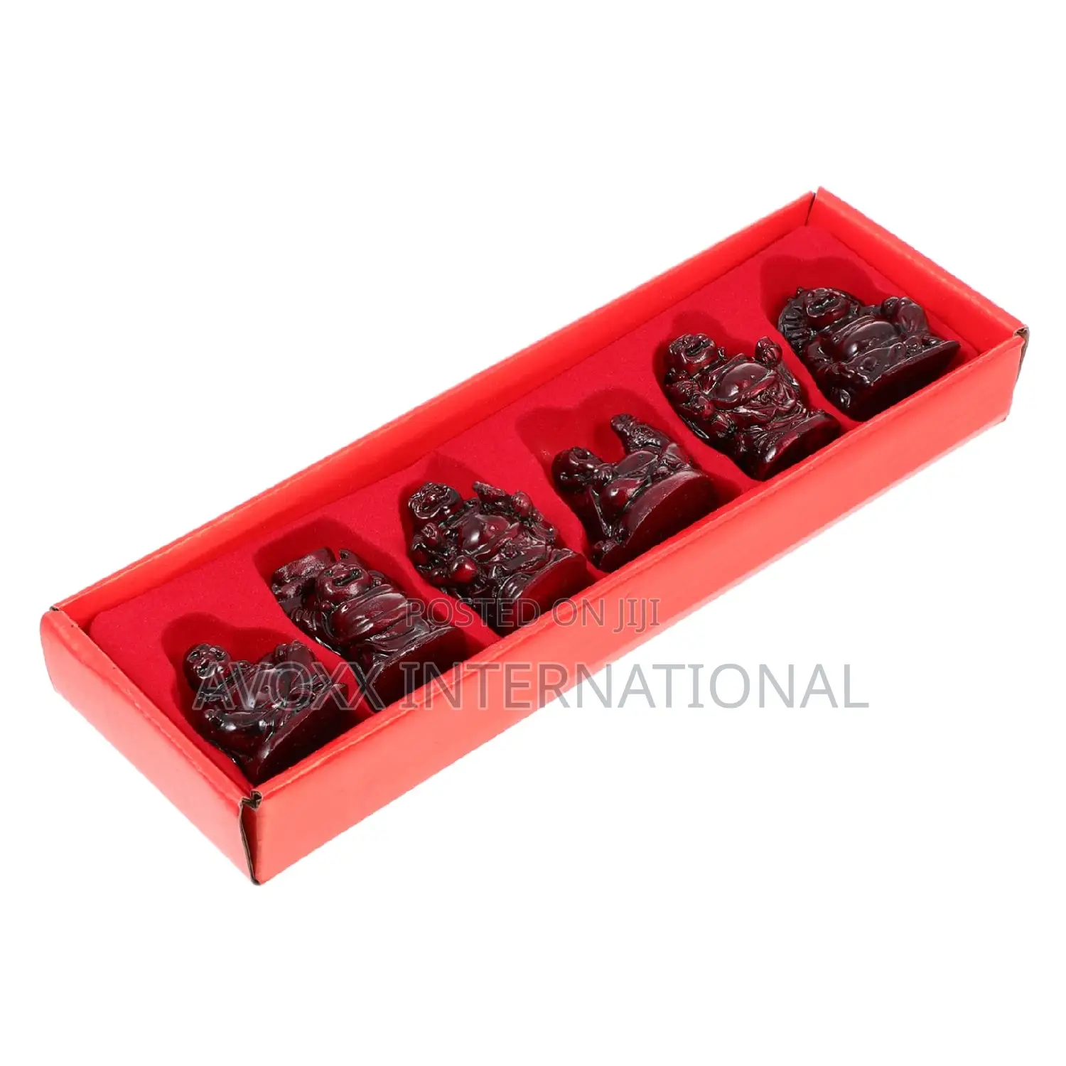 Handmade Complete Set of Mini Buddha 6 Pc's in the Set