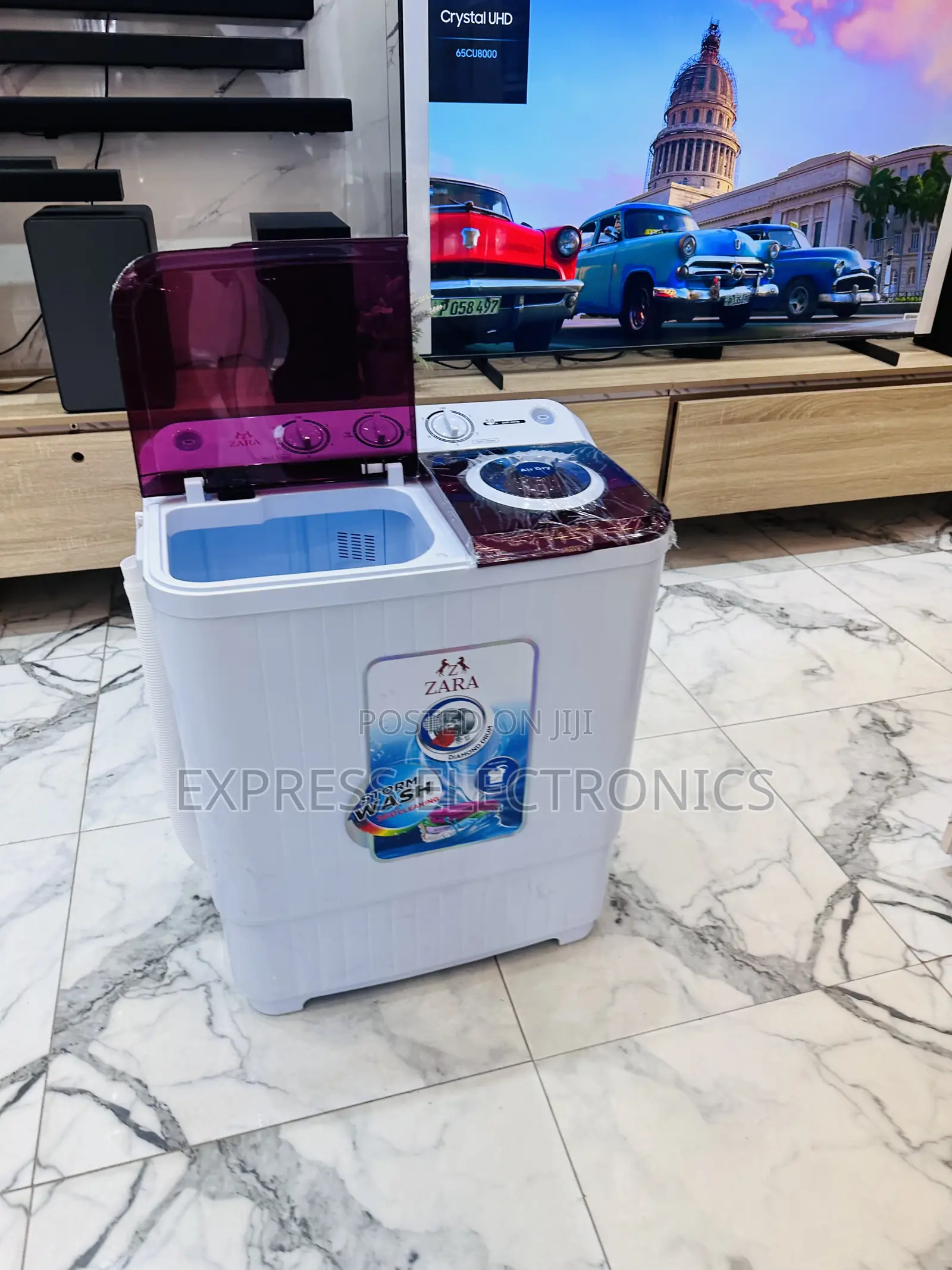 5kg Topload Washing Machine Zara Transparent Plastic Lid