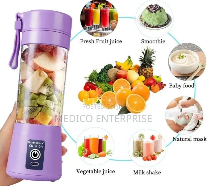Portable and Rechargeable Battery Juice Blender