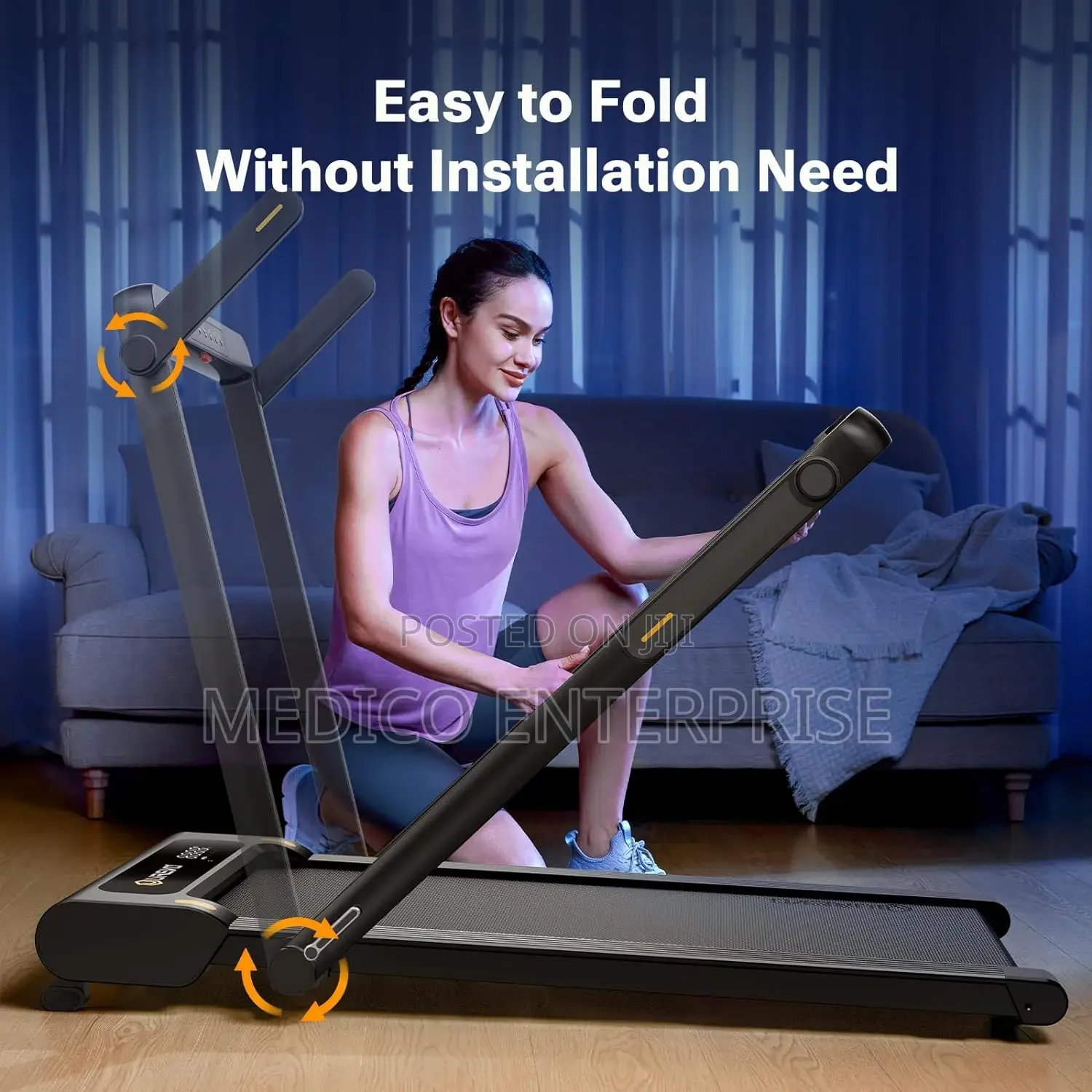 Multipurpose Folding Treadmill