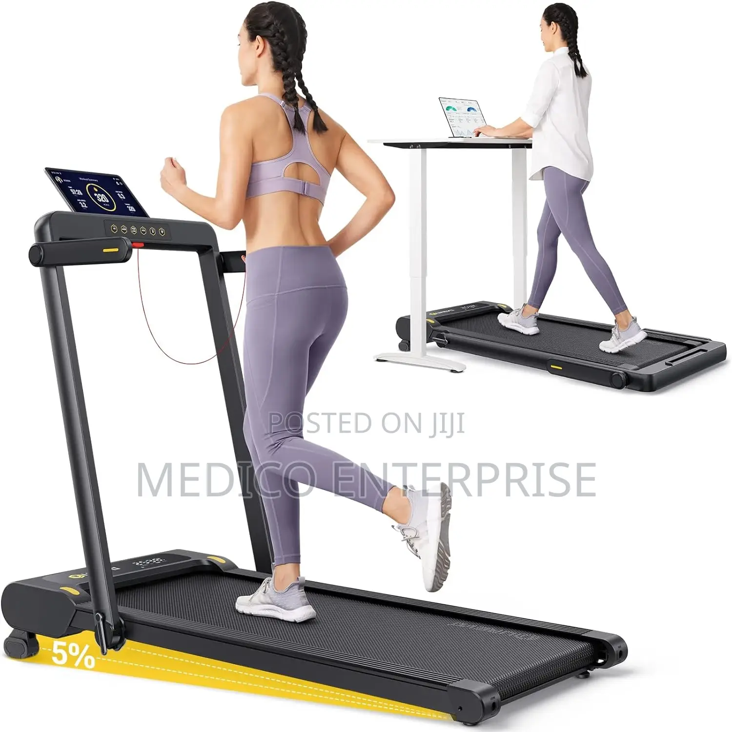 Multipurpose Folding Treadmill