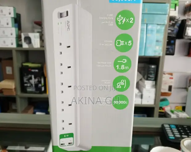 Apc Surge Protector Extension Board With Usb Port 2