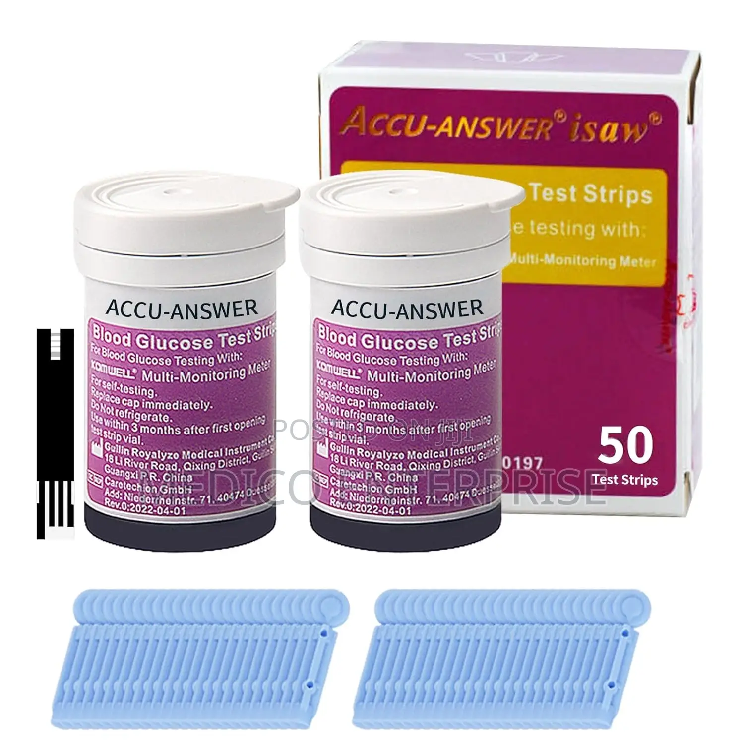 Accu Answer Blood Glucose Test Strips