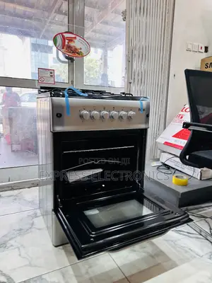 Sliver Gas Cooker Oven Grill 4burner 60/60 Ferre Cool 