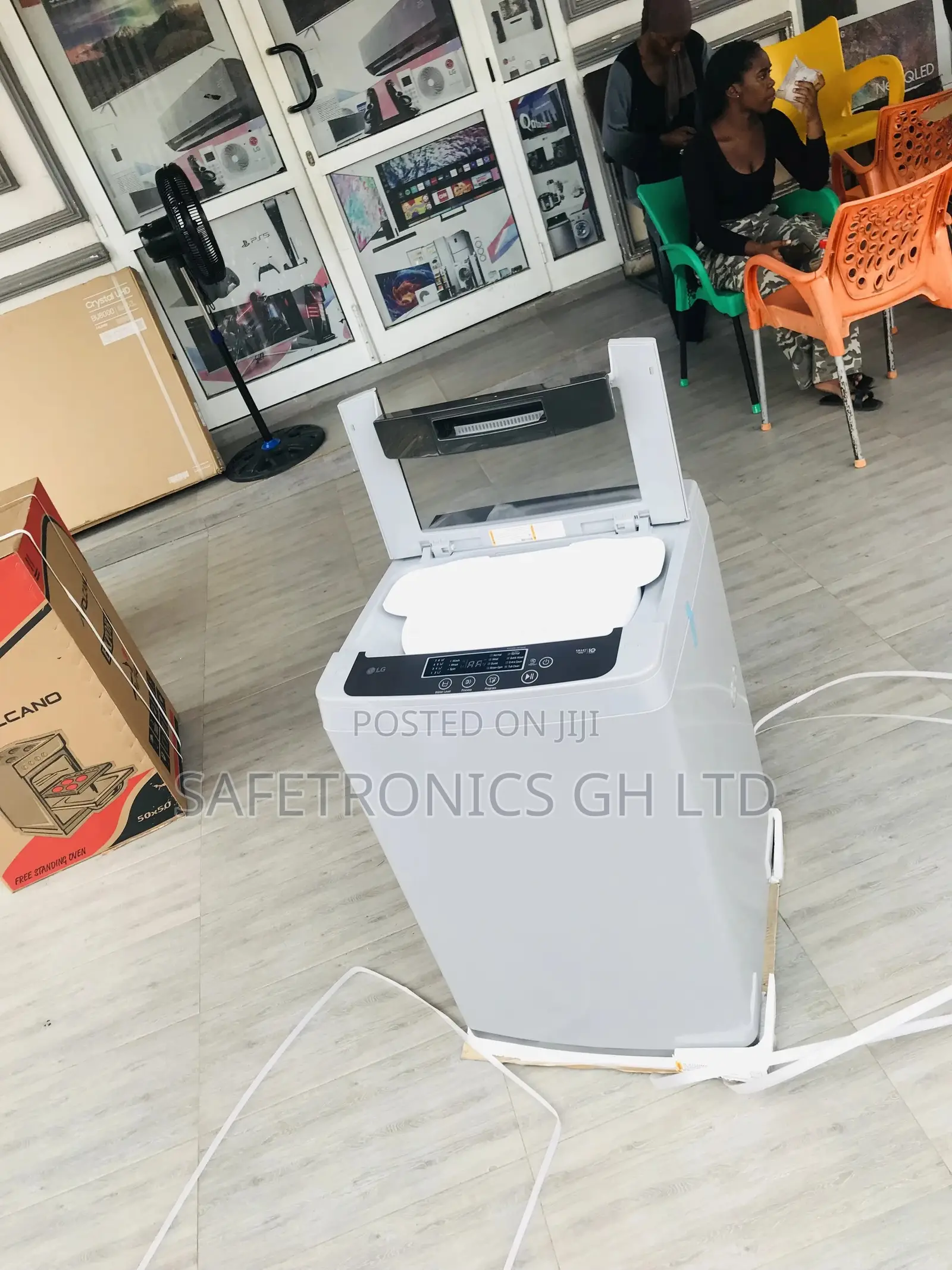 Fullyautomatic 9kg Topload LG Gray Washingmachine