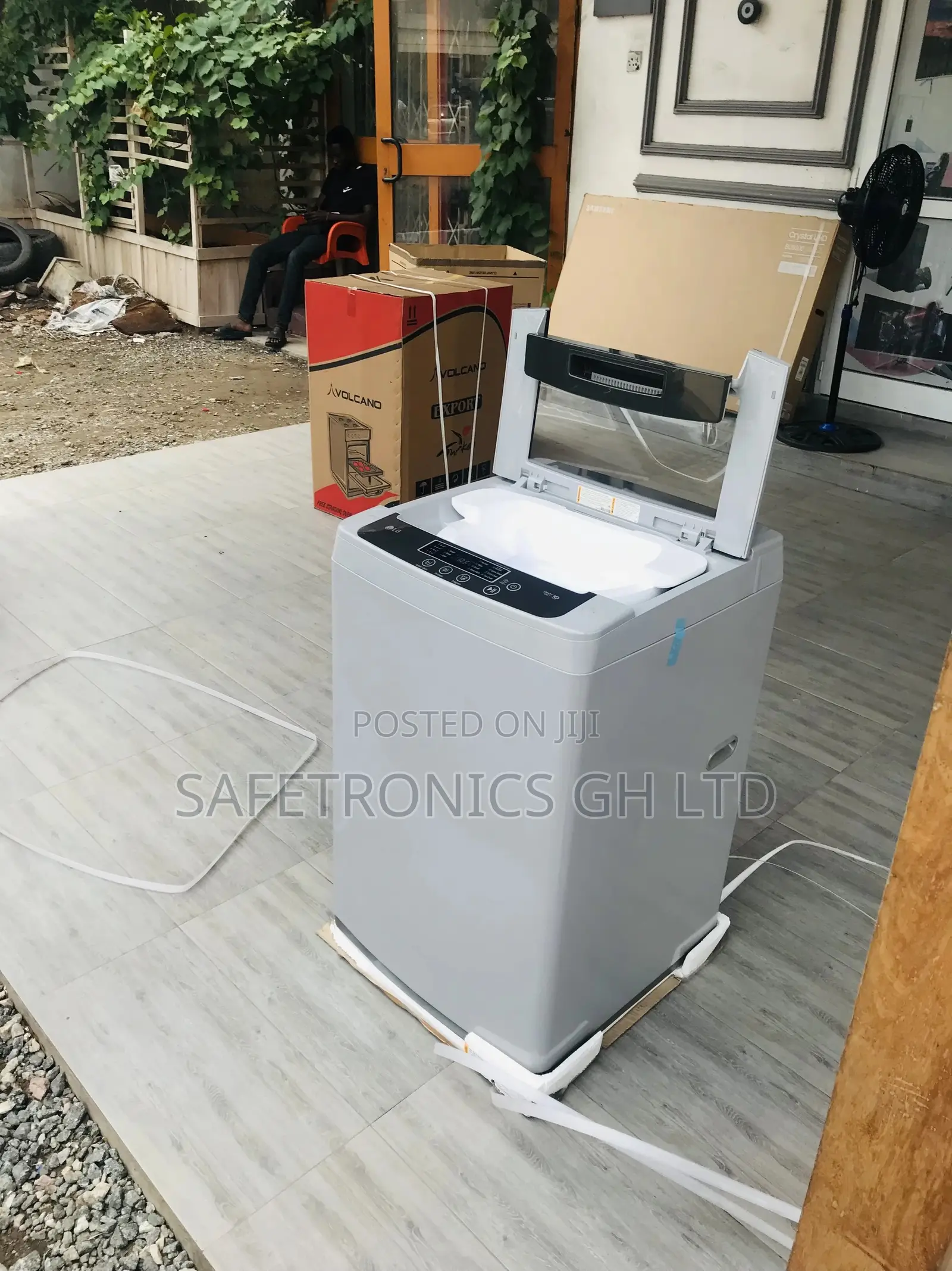 LG Fullyautomatic Gray 9kg Topload Washingmachine