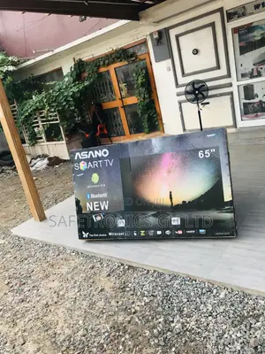 Asano 65 Inches Glossy Smart Electric Black Tv