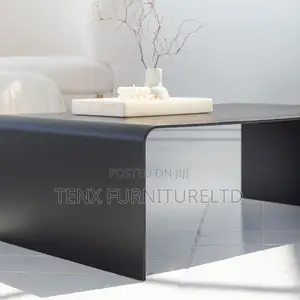 Glass Coffee Table (Black)