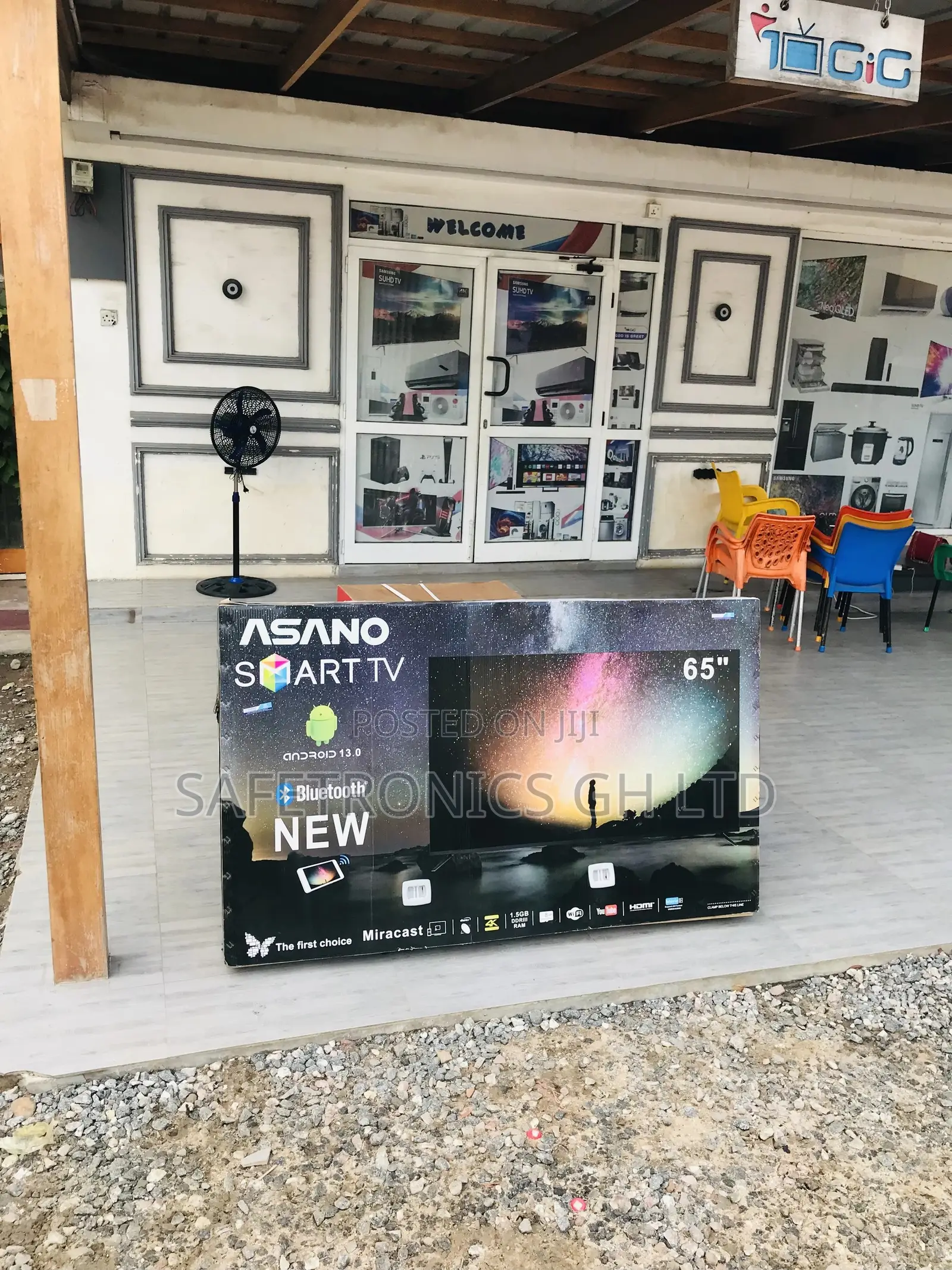 Smart 65 Inches Glossy Led Asano Electric UHD Tv