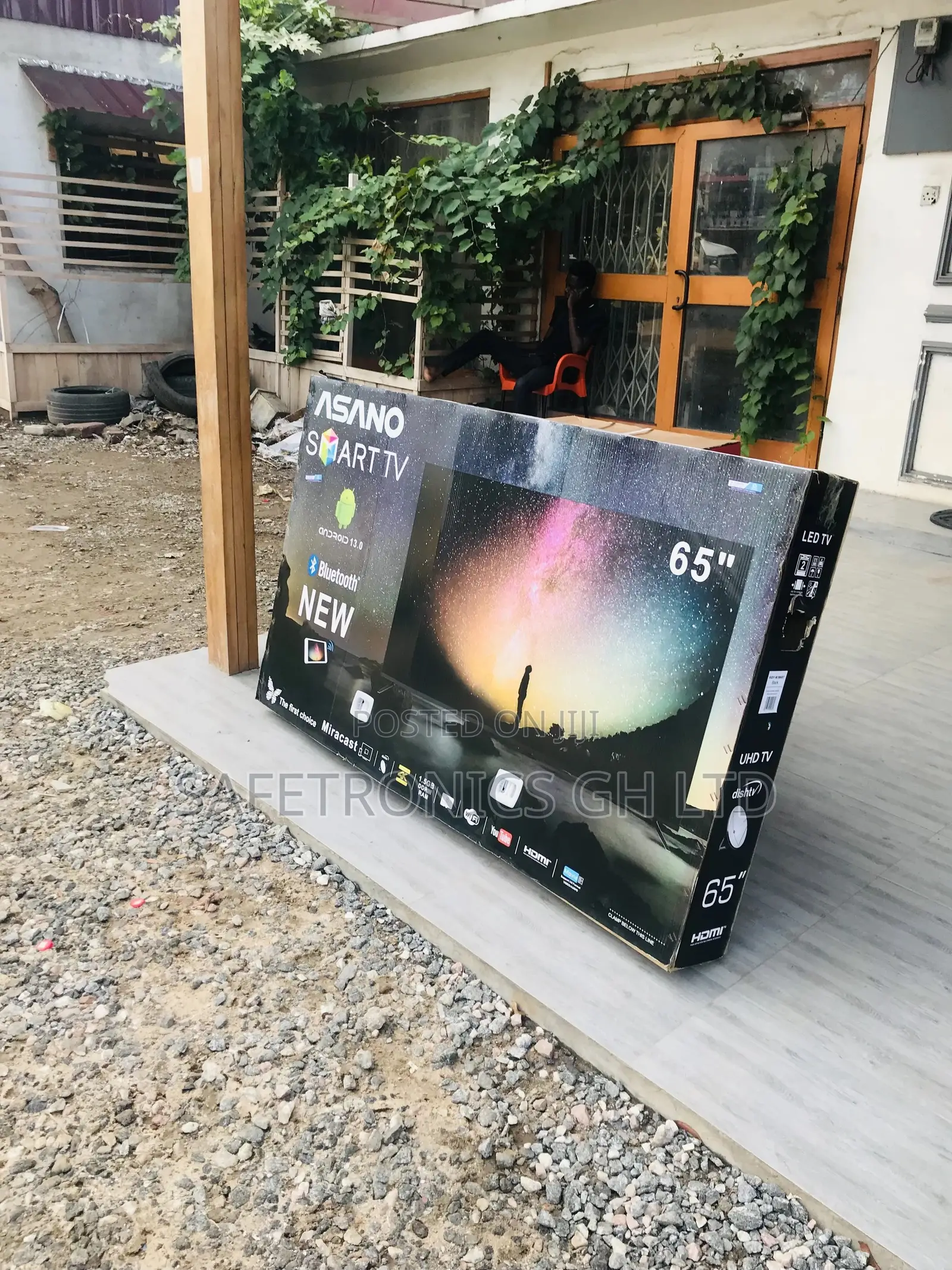 UHD Smart Asano Electric 65 Inches Glossy Led Tv
