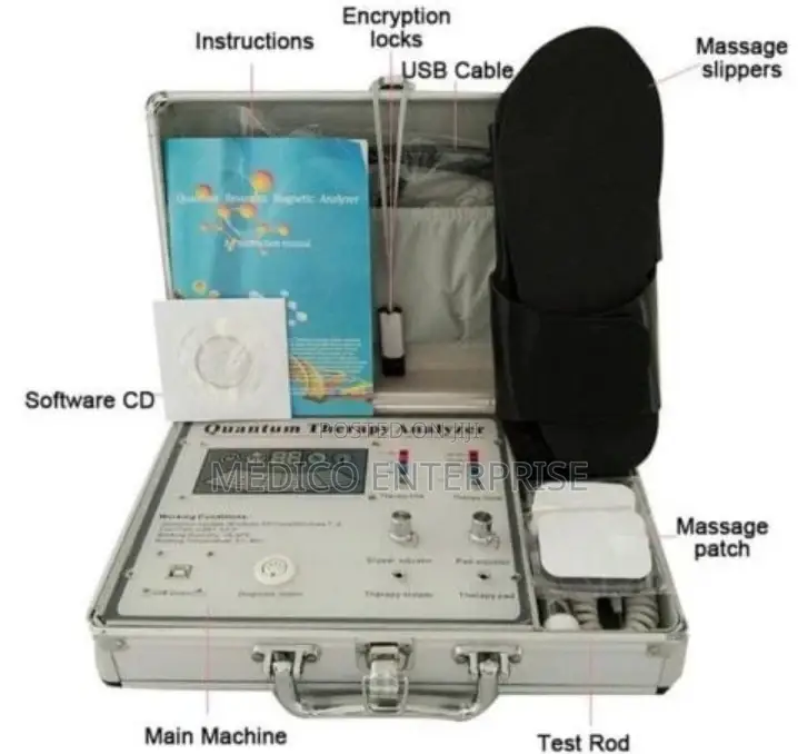 Quantum Resonance Magnetic Analyzer