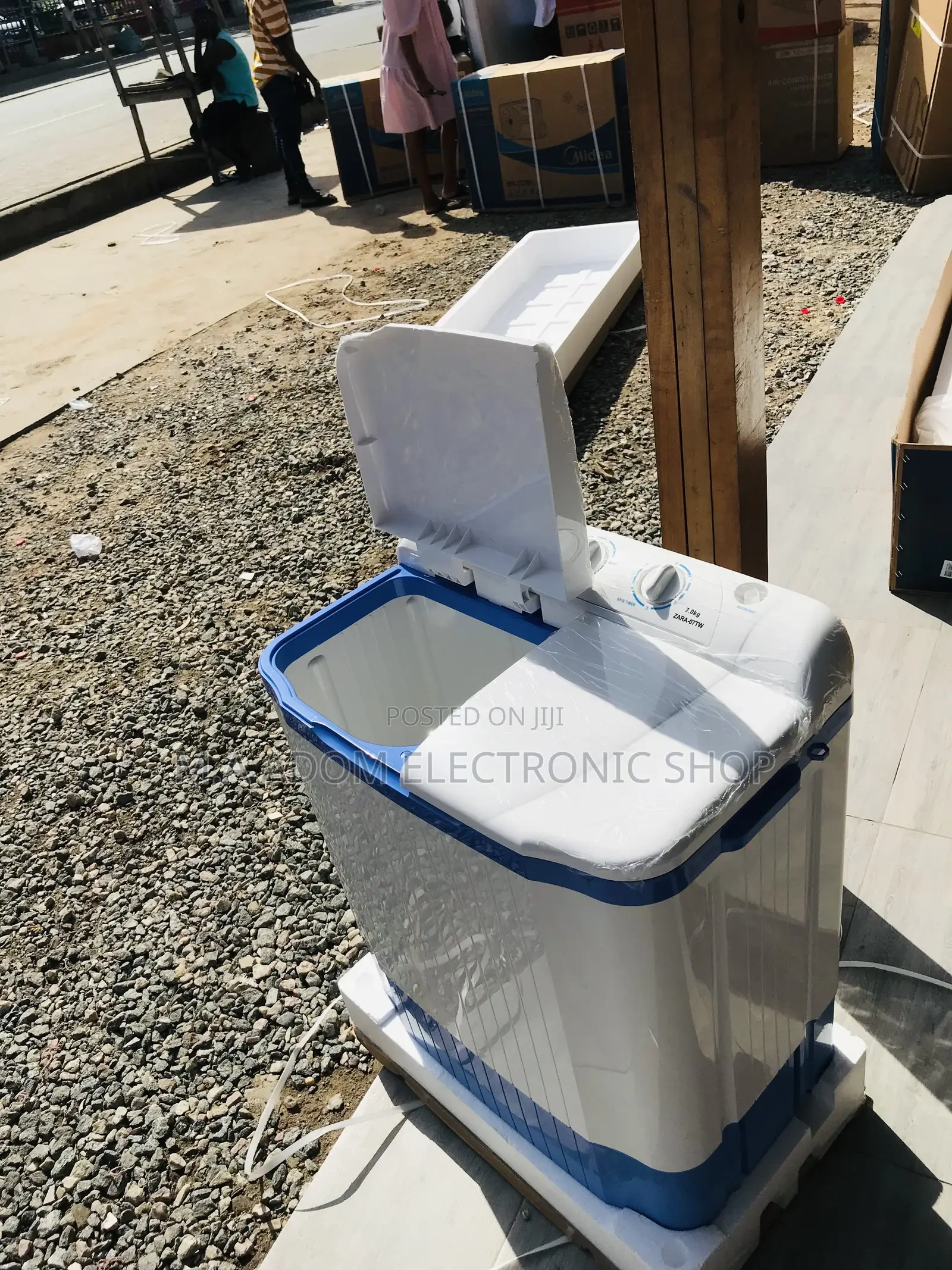 Affordable Semi-Automatic Zara 7kg Top Load Washing Machine.