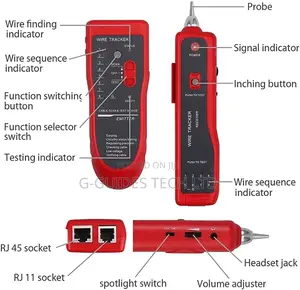 Network Cable Tester, Wire Tracker, Rj11/Rj45 Network Tester