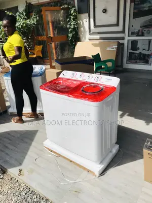 Nasco 11kg Semi-Automatic Washing Machine(Spin/Dry).