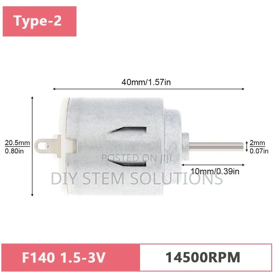 3v/6v/9v/12v/24v DC Motors With Various RPMS