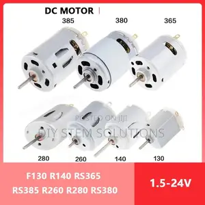 3v/6v/9v/12v/24v DC Motors With Various RPMS